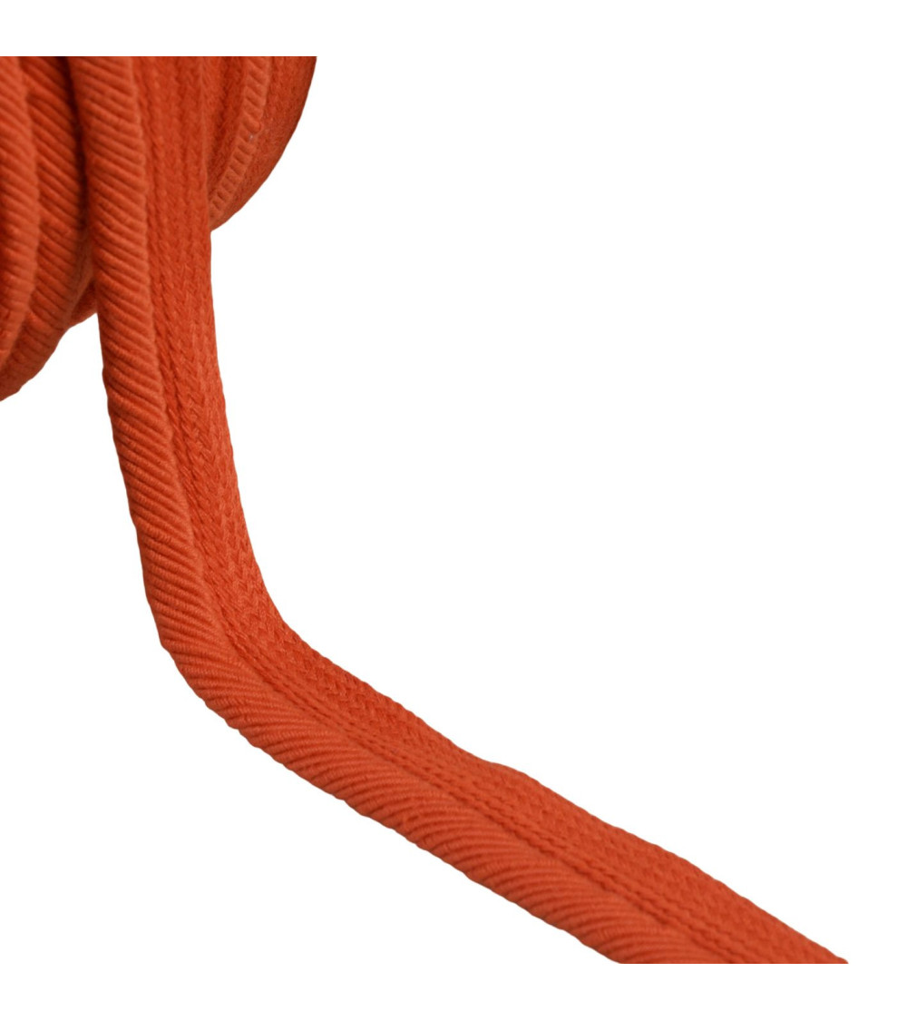 Piping cord thread 6mm bengal orange per meter