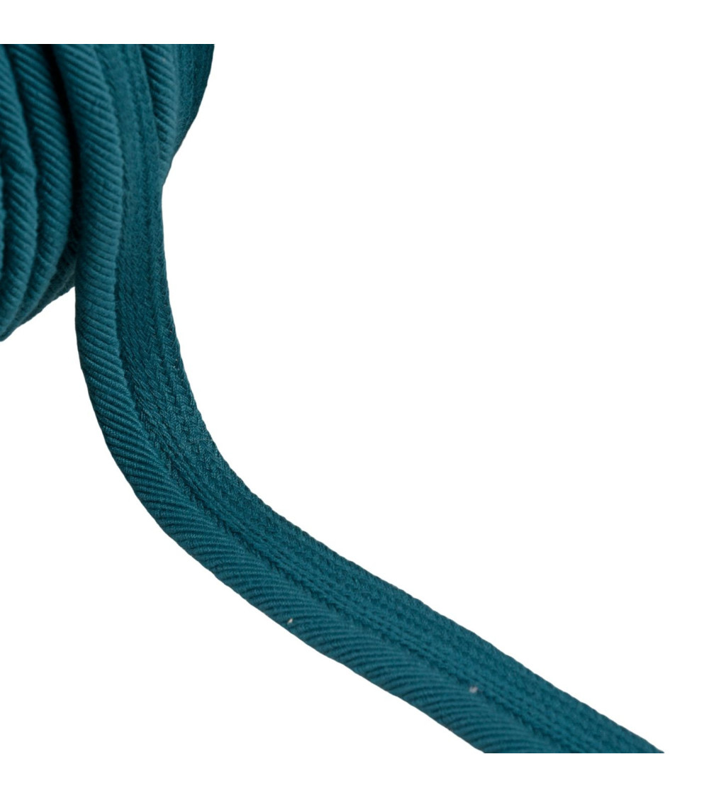 Piping cord 6mm duck blue threads per meter