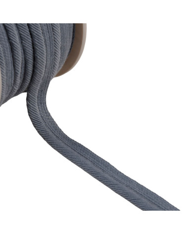 Piping cord thread 6mm gray per meter