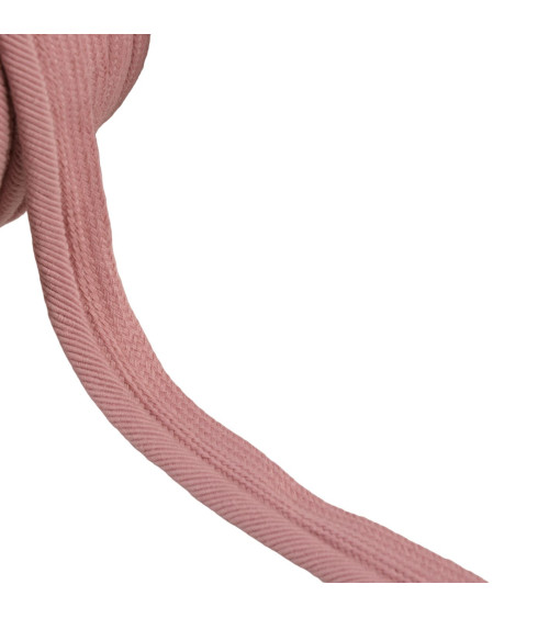 Passepoil cordon fils 6mm vieux rose au mètre