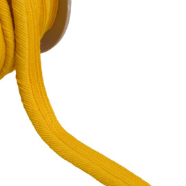 Passepoil cordon fils 6mm jaune/orange au mètre