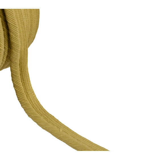 Piping cord cord 6mm green/beige per meter