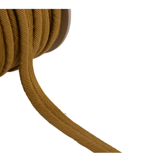 Piping cord thread 6mm bronze per meter