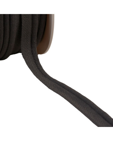 Paspelschnur 5 mm grau schwarz pro Meter