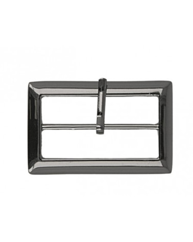 Gürtelschnalle 50 mm, Gunmetal-Farbe