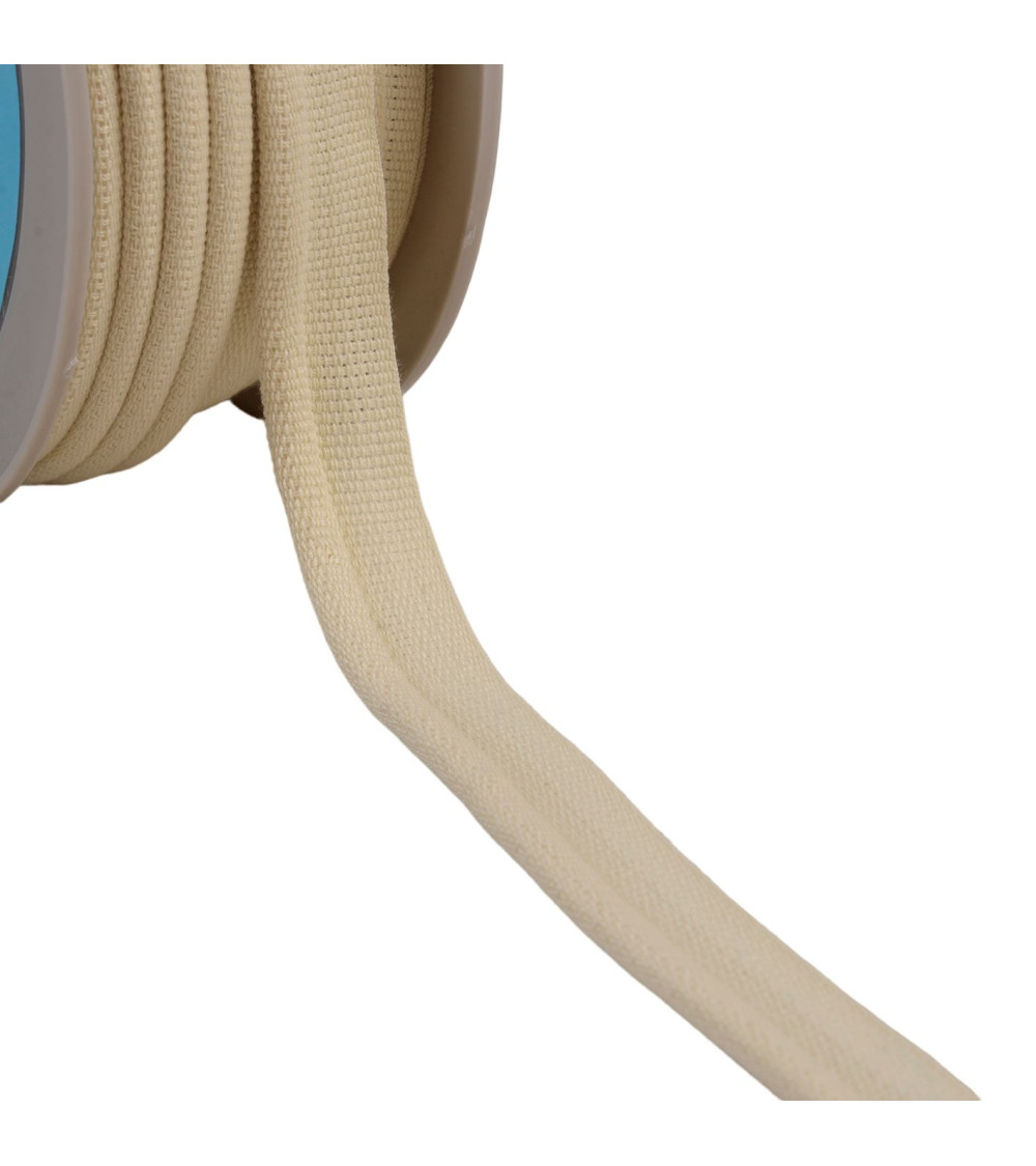 Piping cord 5mm ecru/white per meter