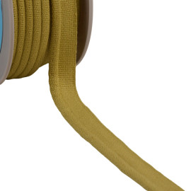 Passepoil cordon 5mm vert/beige au mètre