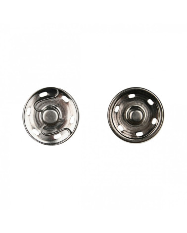 Bouton pression mode 3cm couleur canon fusil