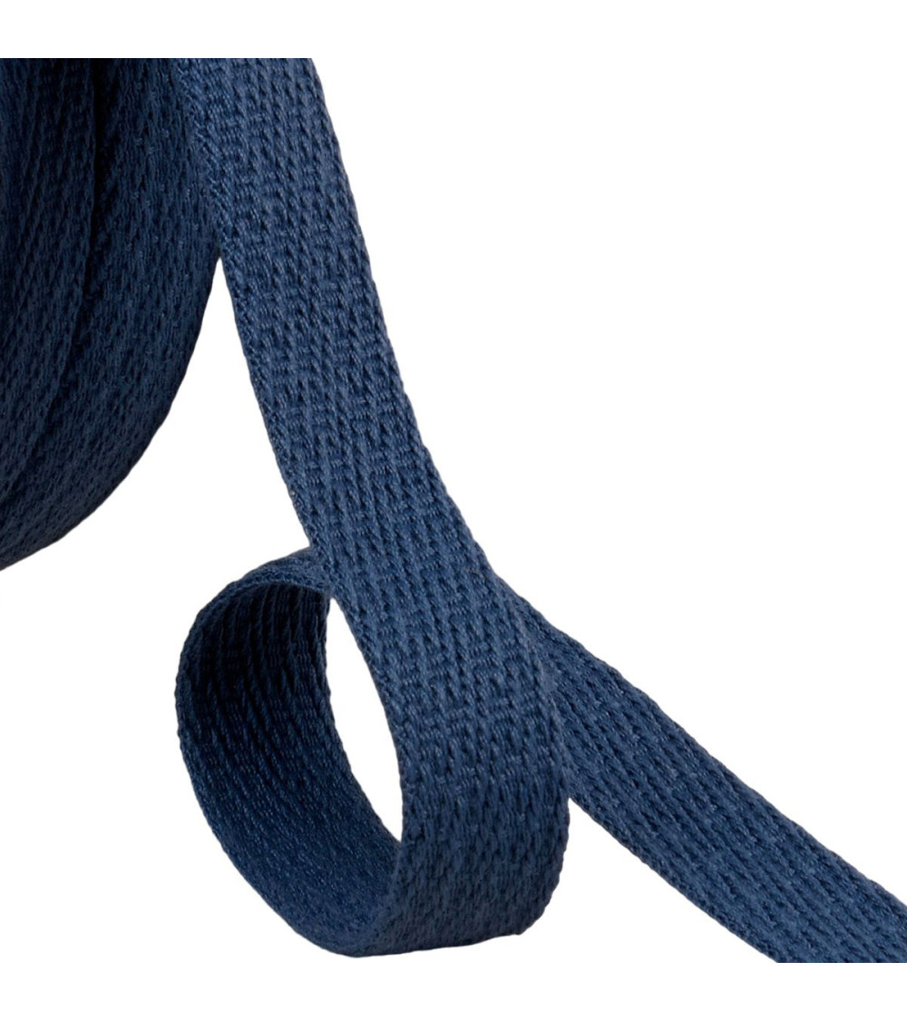 Oblique dash braid 15mm lavender blue by the meter