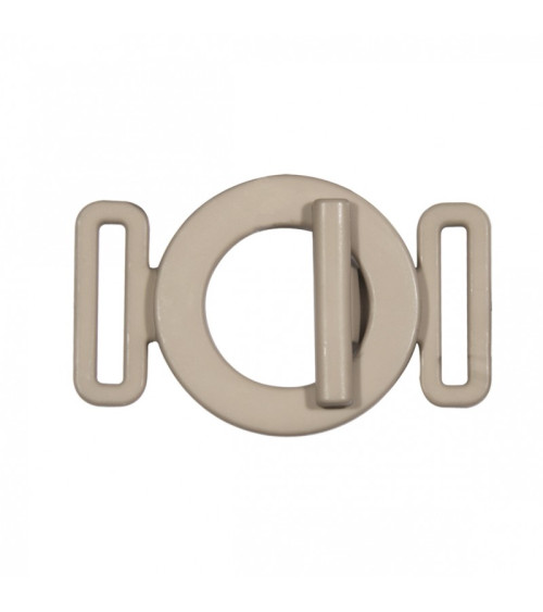 Boucle plastique 30mm blanc