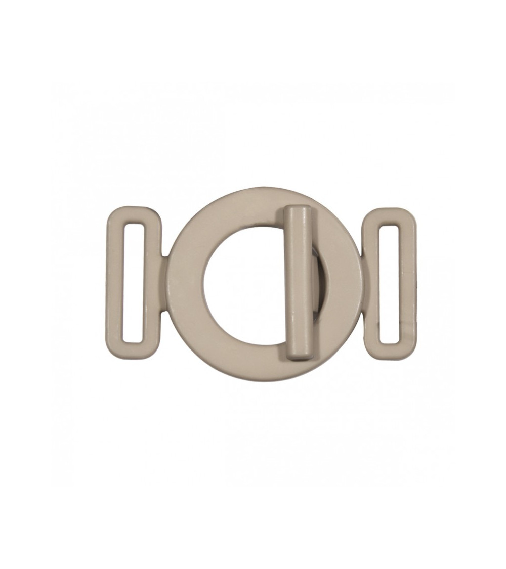 30mm white plastic buckle
