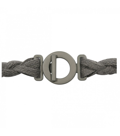 Boucle plastique 30mm gris