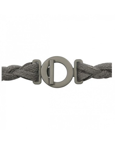 Boucle plastique 30mm gris