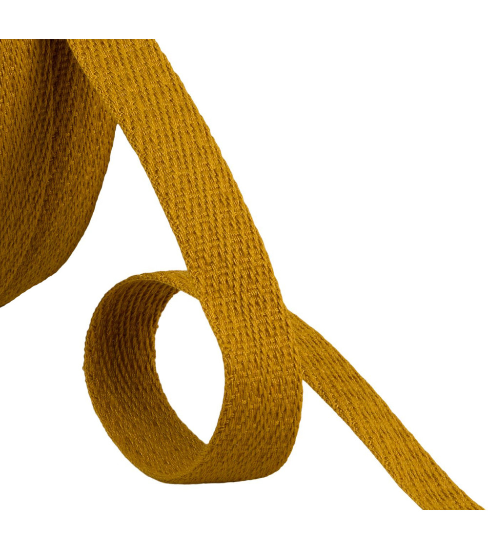 Oblique dash braid 15mm copper per meter