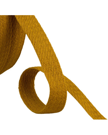 15mm copper-coloured oblique dash braid by the meter