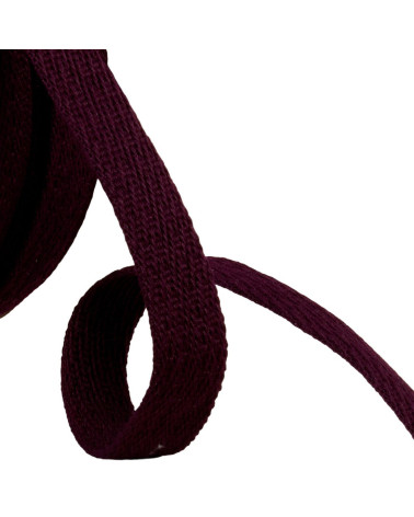 Oblique dash braid 15mm purple by the meter