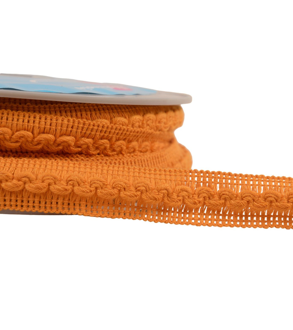 Wave braid 18mm orange per meter