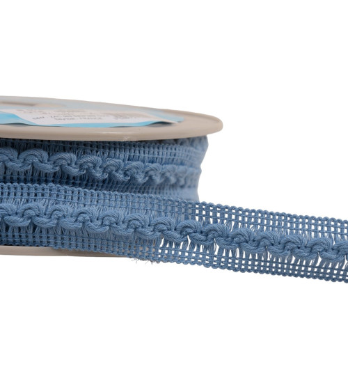 Wave braid 18mm gypsy blue per meter