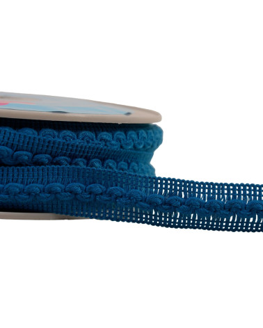 18mm turquoise blue wave braid by the meter