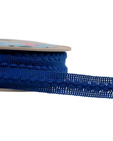 18mm royal blue wave braid by the meter