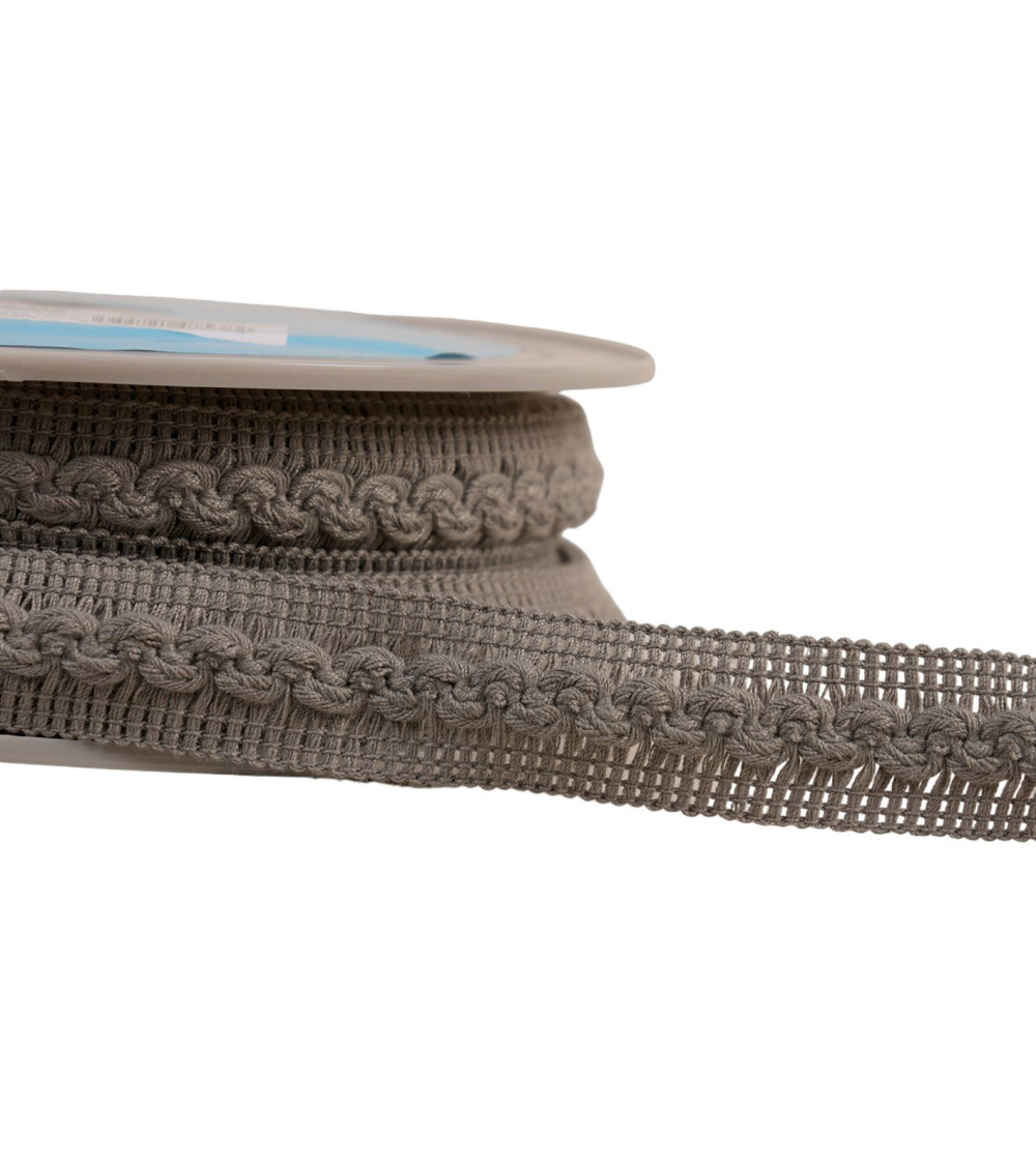Wave braid 18mm gray per meter