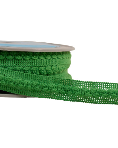 Wave braid 18mm khaki green per meter