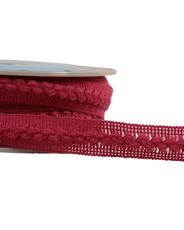 18 mm himbeerrosa Wellengeflecht pro Meter