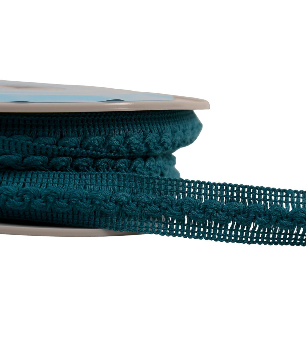 Wave braid 18mm duck blue per meter