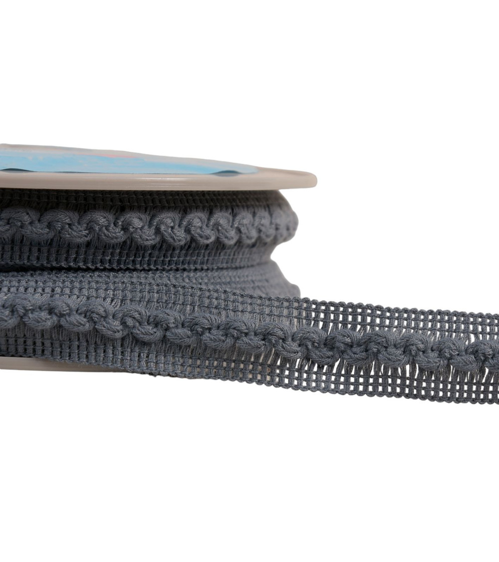 Wave braid 18mm gray per meter