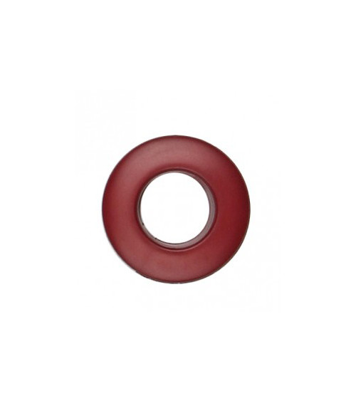 Plastic eyelet 25mm burgundy