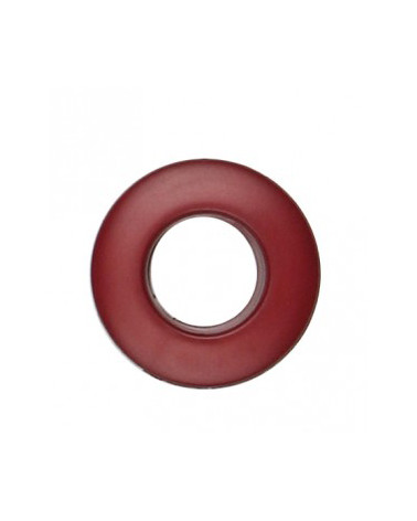 Plastic eyelet 25mm burgundy