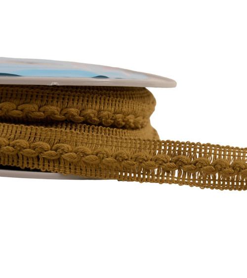 Wave braid 18mm bronze per meter