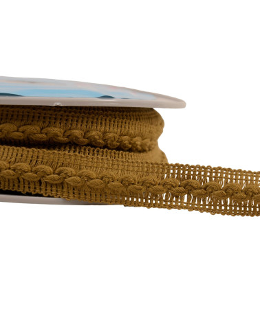 Wave braid 18mm bronze per meter