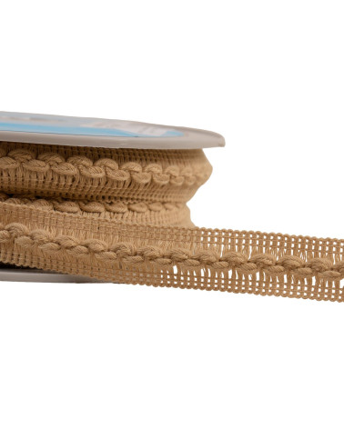 18mm beige wave braid by the meter
