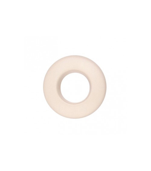 Plastic eyelet 25mm ivory
