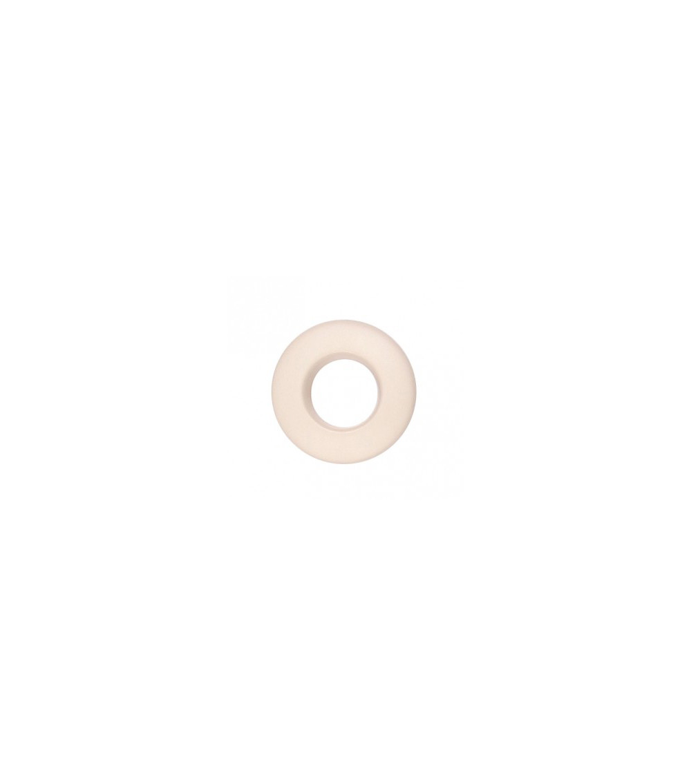 Plastic eyelet 25mm ivory