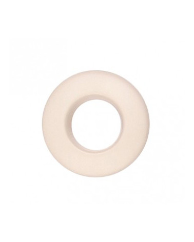 Plastic eyelet 25mm ivory