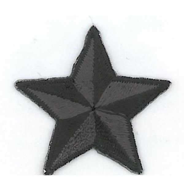 Ecusson thermocollant étoile noir 3,5cm