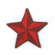 Ecusson thermocollant étoile rouge 3,5cm