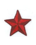 Ecusson thermocollant étoile rouge 3,5cm