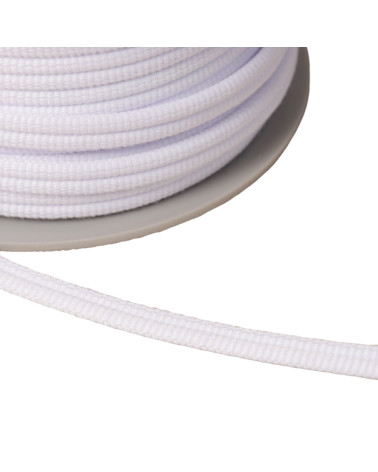 Bobine 20m Double cordon 9mm blanc