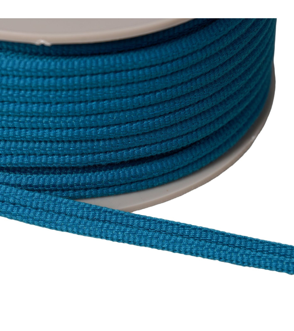 20m spool Double cord 9mm turquoise blue