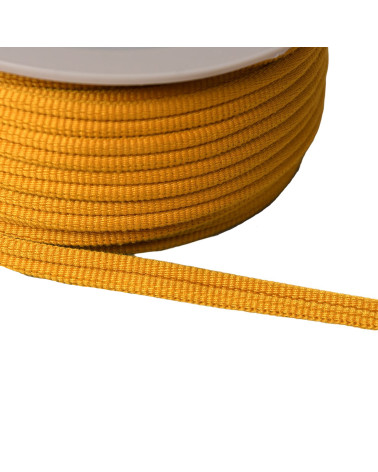 Bobine 20m Double cordon 9mm jaune moutarde