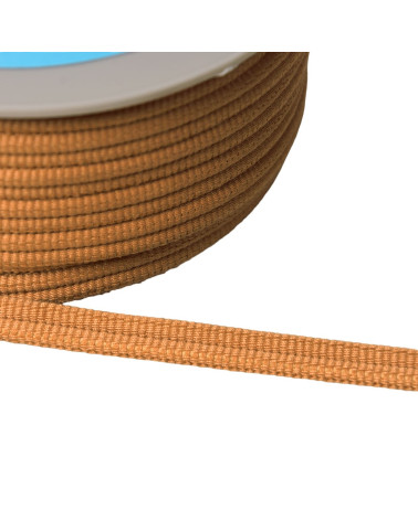 20-m-Spule Doppelschnur 9 mm dunkelbeige