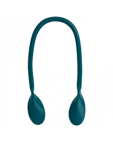 Lot de 2 anses de sac modernes 60 mm vert d'eau