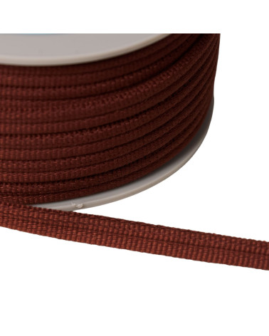 20m spool Double cord 9mm dark rust orange
