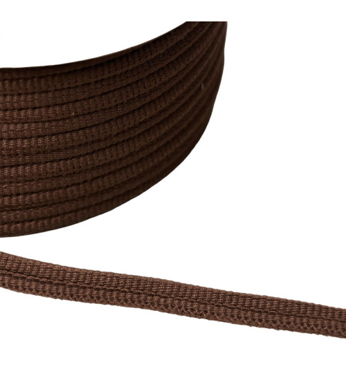 20m spool Double cord 9mm coffee brown