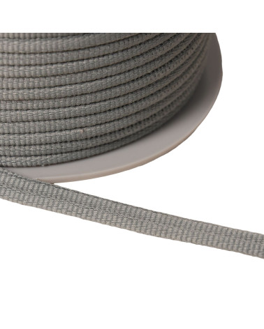 Bobine 20m Double cordon 9mm gris clair