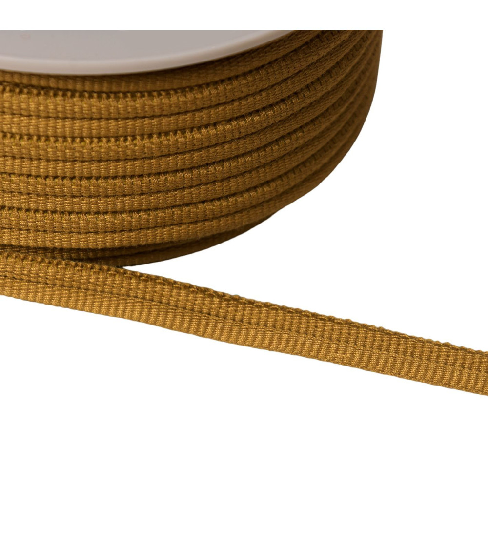 20m spool Double cord 9mm bronze brown