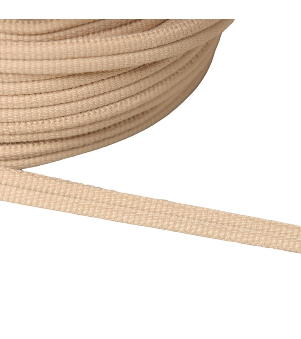 20m reel Double cord 9mm beige